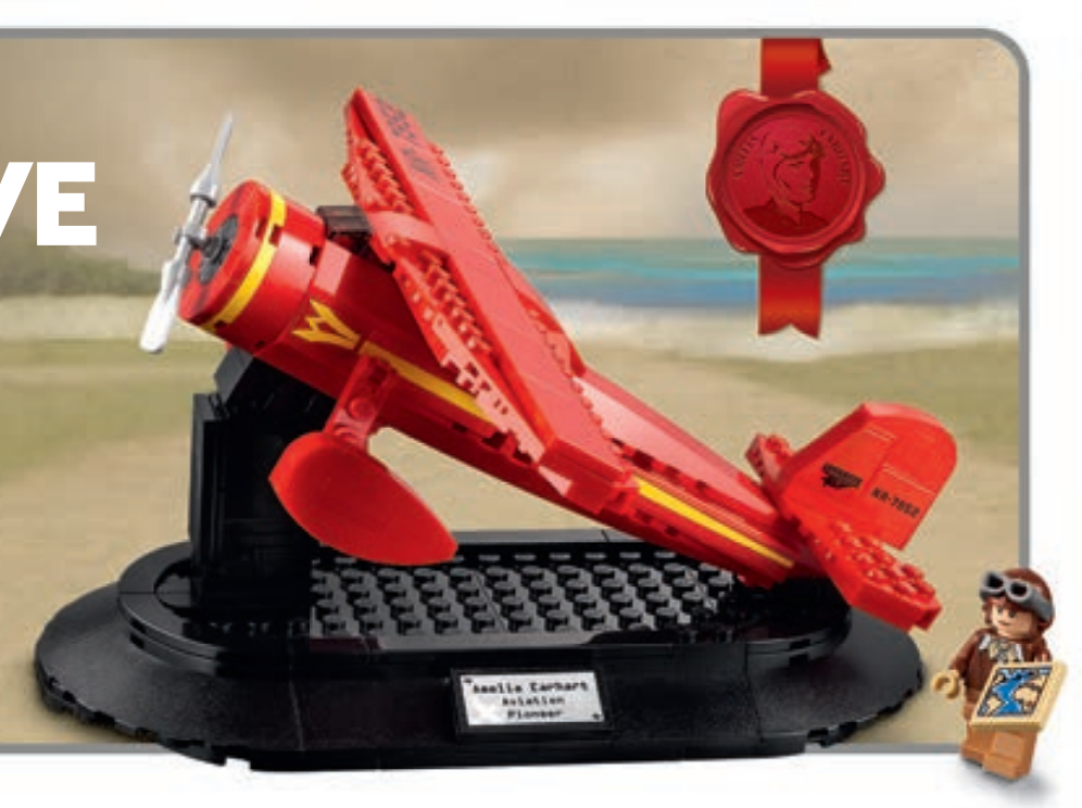 LEGO 40450 Amelia Earhart tribute calendar