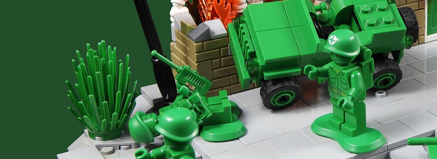 Army Men on Patrol – Robot!!
