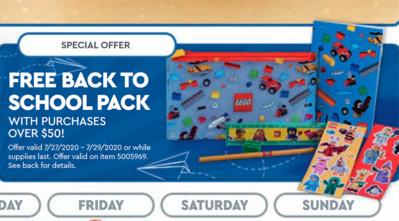 LEGO 5005969 Back to School Pack coming in July