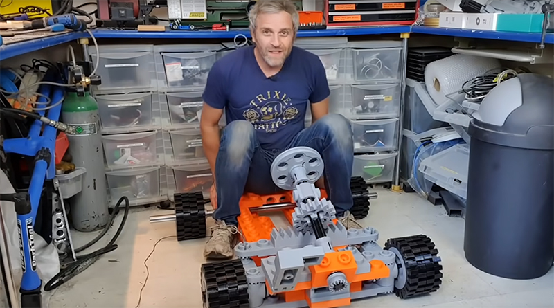 Matt Denton 3D prints a full-size LEGO Technic go kart
