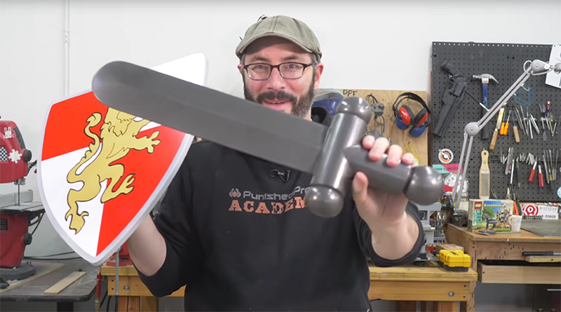 How to make a giant LEGO sword and shield