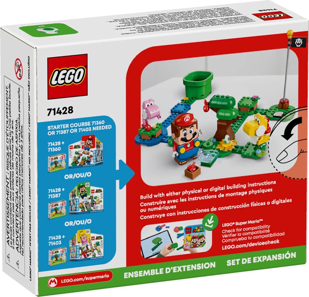 LEGO Super Mario 71428 Yoshis Egg cellent Forest Expansion Set Box 1024x984
