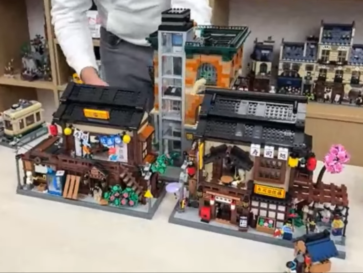lego bricklink series 7 sushi restaurant art factory
