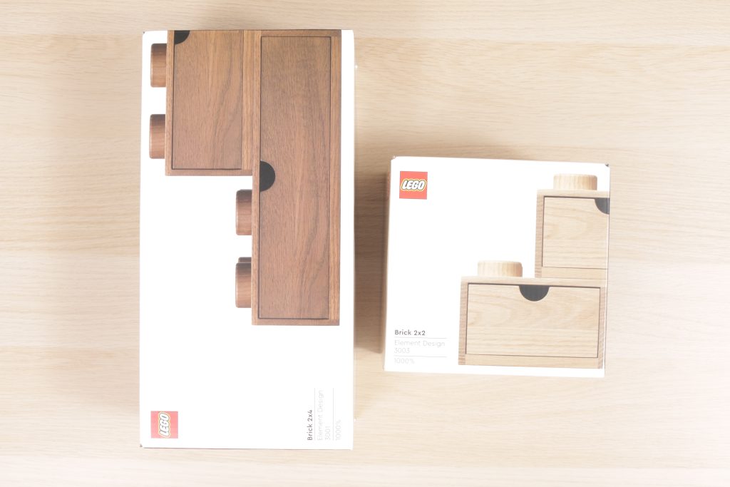 LEGO Room Copenhagen Wooden Desk Drawer 2x2 and 2x4 review 10 1024x683