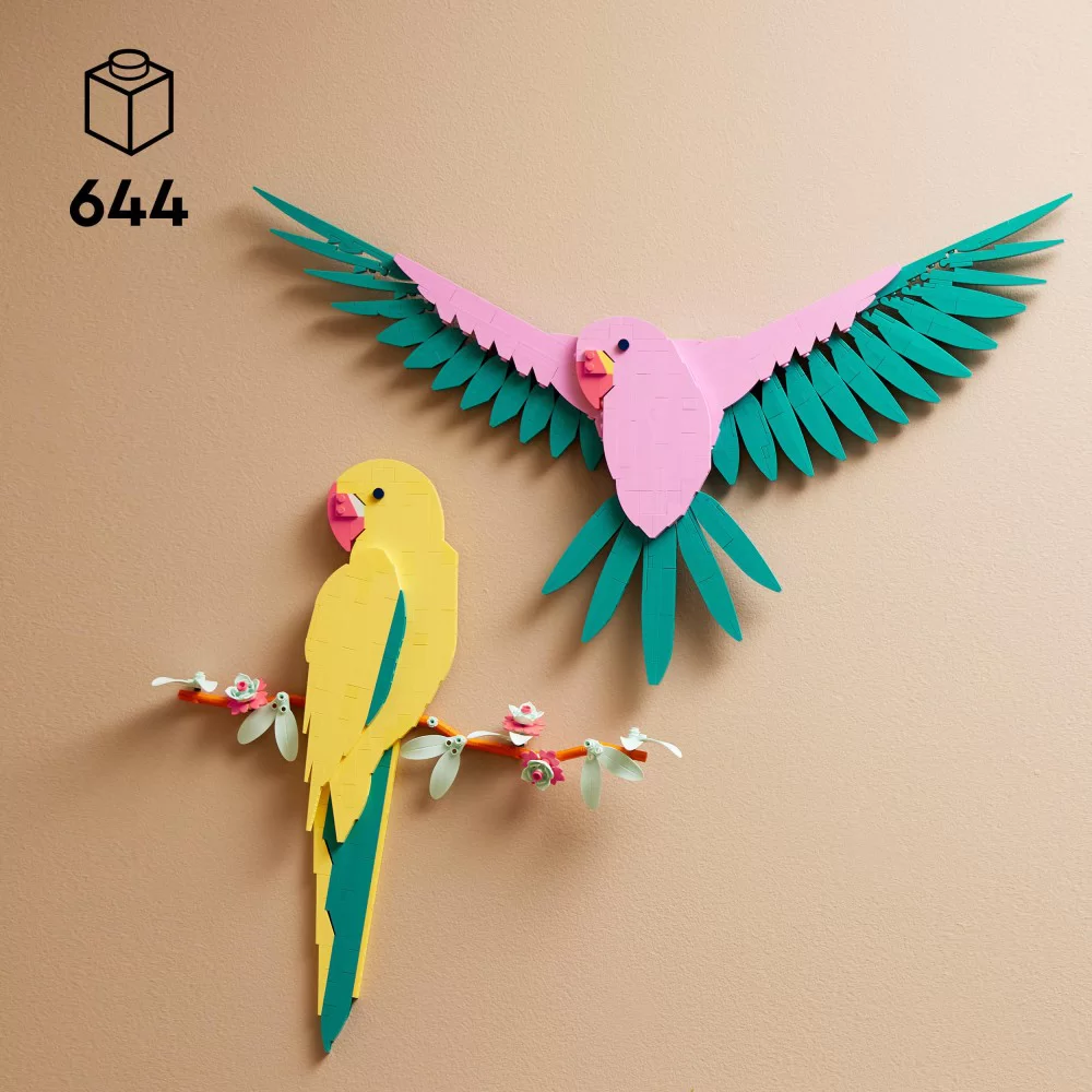 LEGO Art 31211 macaw parrots 5