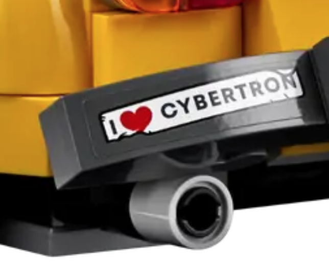 LEGO Icons 10338 Bumblebee bumper sticker 1