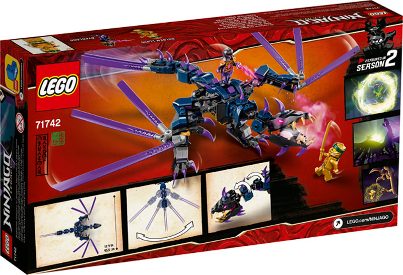 lego 71742 ninjago overlord dragon 2