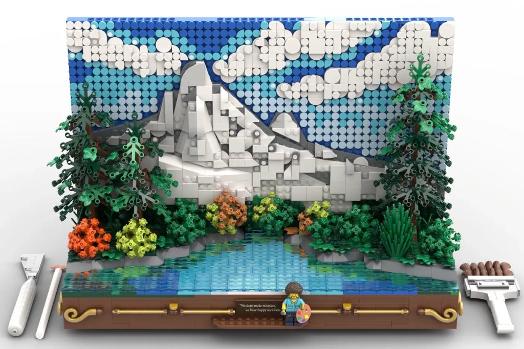 lego ideas bob ross painting 1 1024x683
