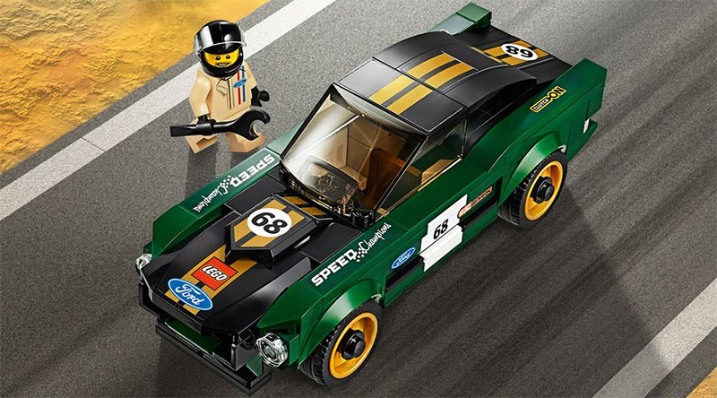 Last day for free LEGO Speed Champions 75884 1968 Ford Mustang Fastback