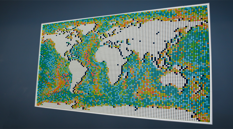 Plan your next holiday with LEGO 31203 World Map