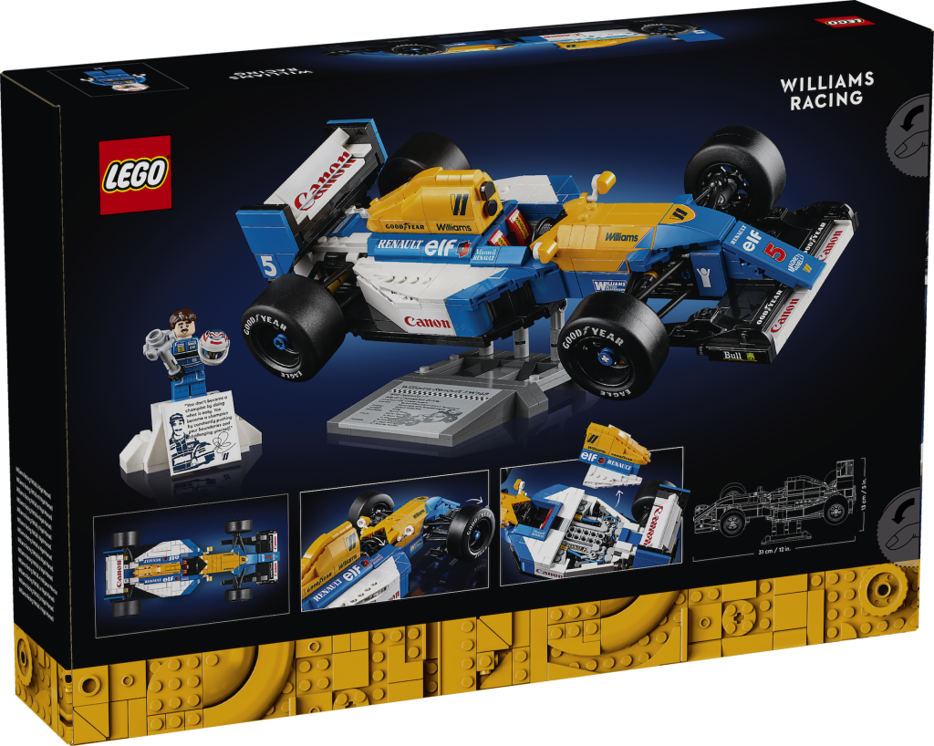 LEGO Icons 10353 Williams Racing FW24B Nigel Mansell 2 1024x818