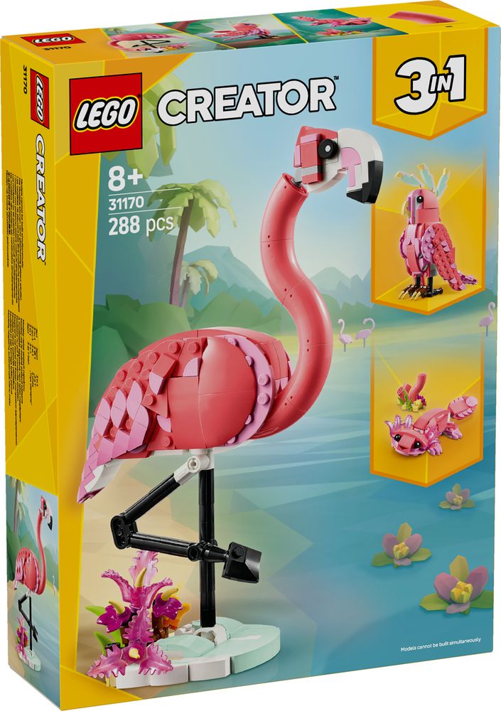 31170 LEGO Wilde Tiere Rosa Flamingo