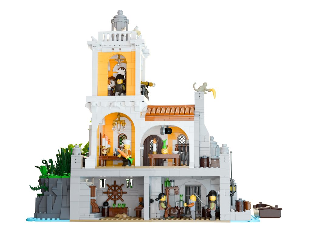 LEGO Bricklink series 8 coconut cape fan design 2 1024x768