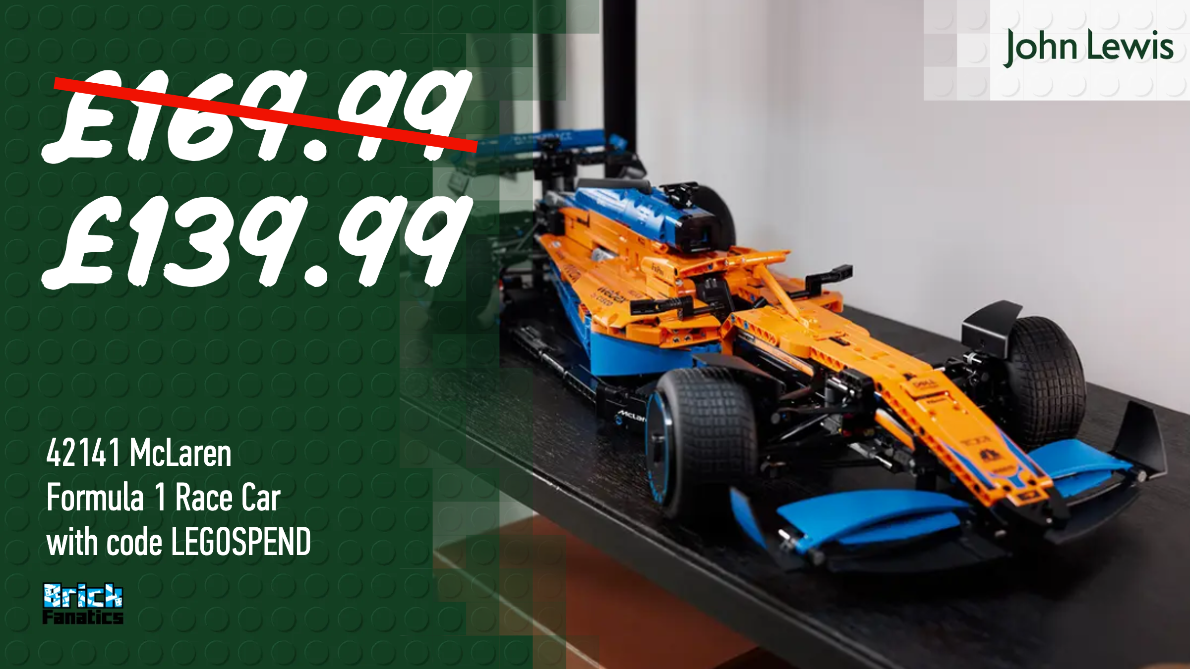 It's race day: Shave off a discount on this Formula 1 LEGO Technic set