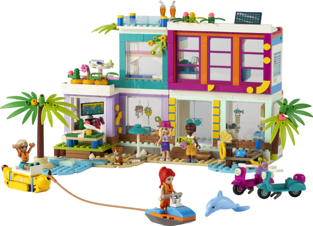 LEGO Friends 41709 Beach Cottage contents 1024x741