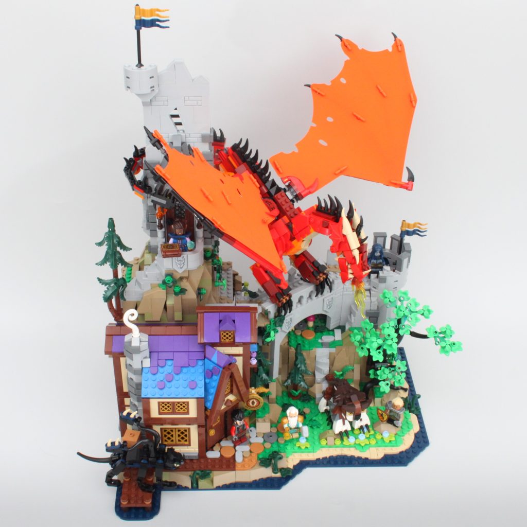 LEGO Ideas 21348 red dragons tale dungeons and dragons review 1 1024x1024