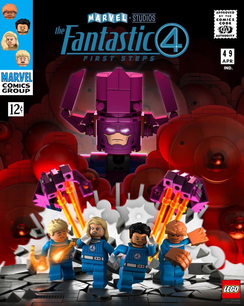 fantastic four 1961 issue 49 comic cover lego 819x1024