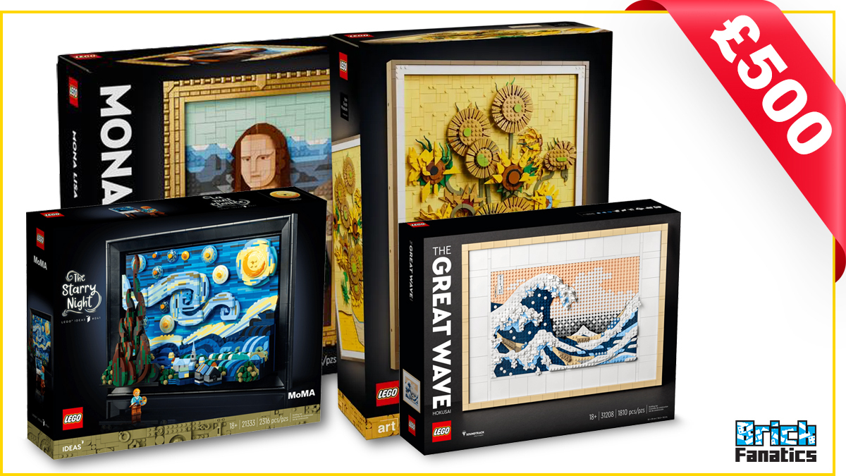 500 Masterpieces LEGO set bundle
