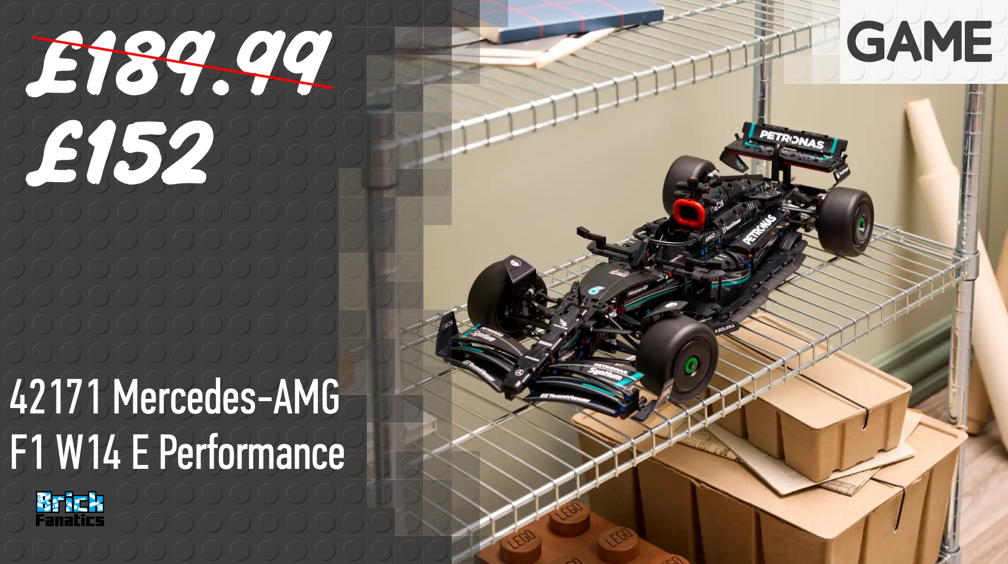 Race off with a discount on the ultimate LEGO x Mercedes crossover