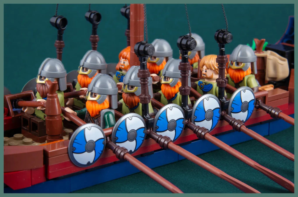 LEGO Ideas viking longship minifigures