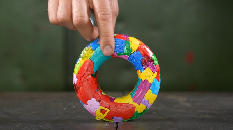 You can make a LEGO donut, all you need is a hydraulic press