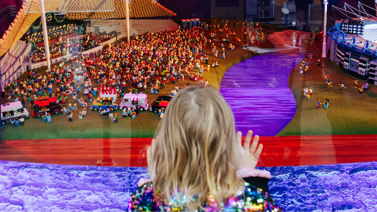 LEGO takes over Melbourne's Myer Christmas Window for a festive display