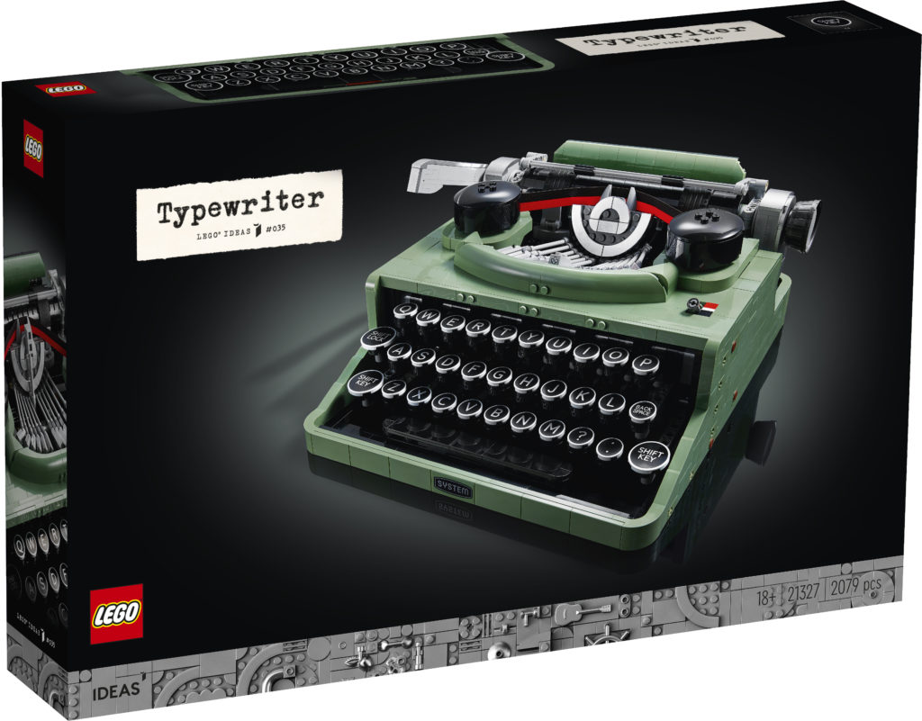 LEGO Ideas 21327 Typewriter box 1