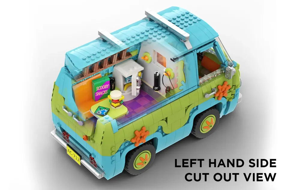 LEGO Ideas Scooby Doo Mystery Machine 5