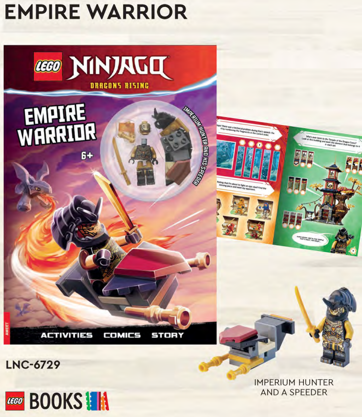 lego ninjago empire warrior book