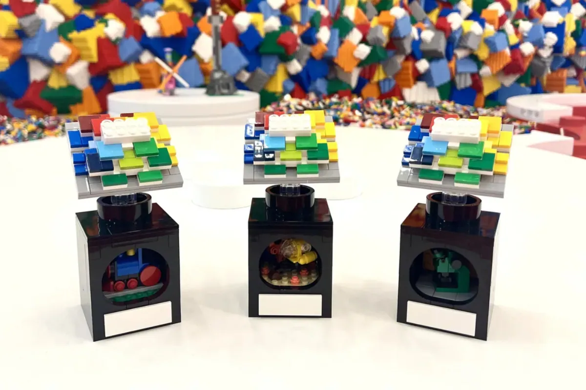 LEGO House Exhibition challenge custom trophies